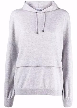 Brunello Cucinelli худи с кулиской