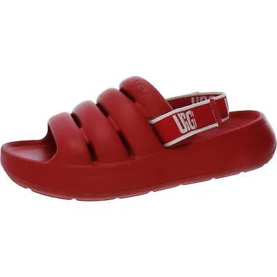 Ugg Womens Sport Yeah Red Open Toe Sport Sandals Shoes 12 Medium (B,M) BHFO 0554