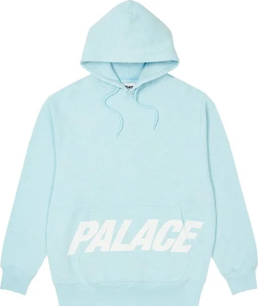 Толстовка Palace Pal Pocket Slub Hood 'Light Blue', синий
