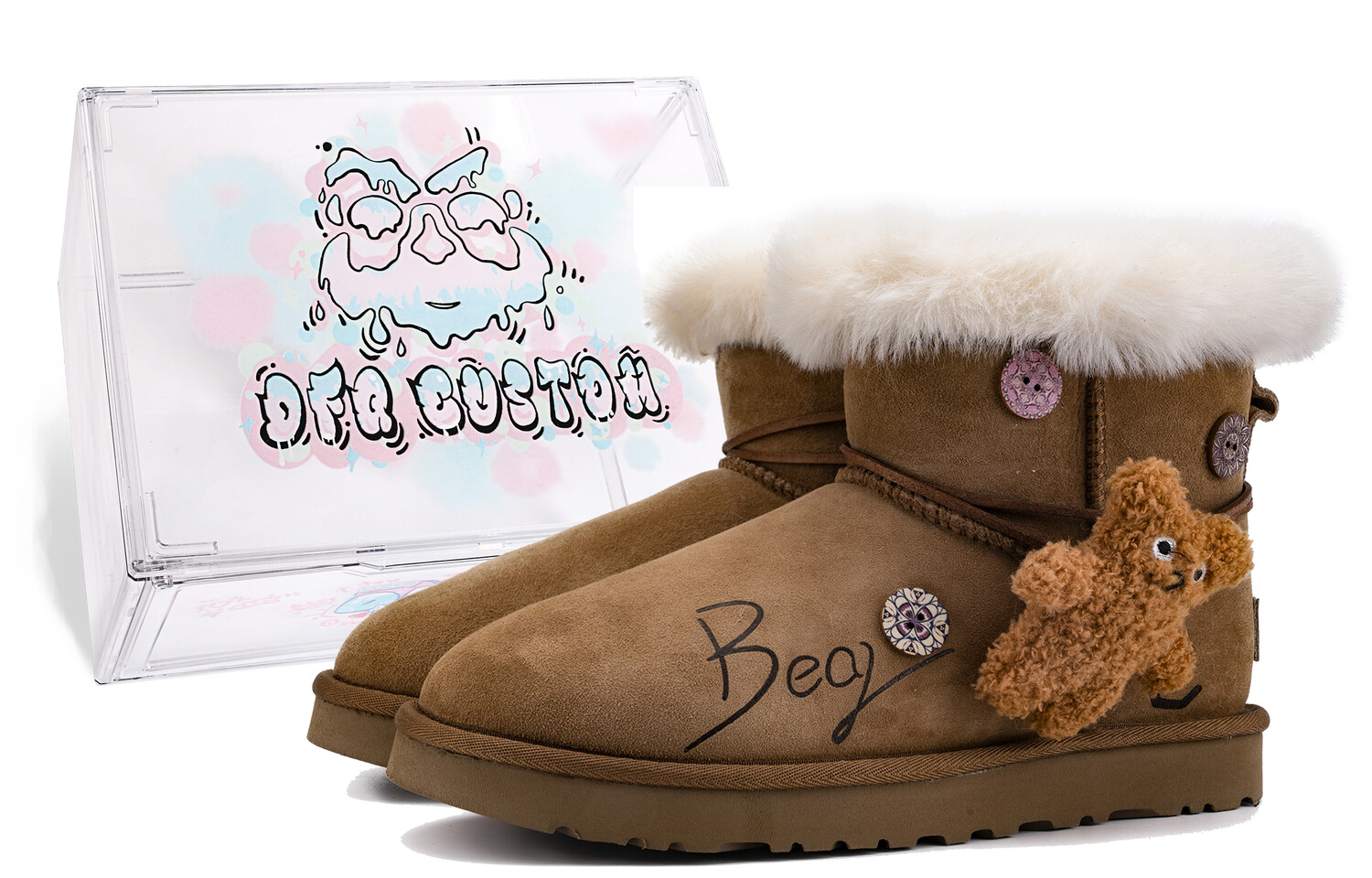 CLASSIC MINI Зимние ботинки женские коричневые Ugg
