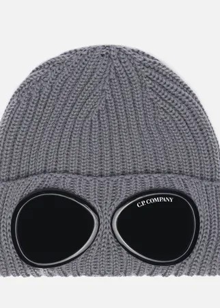 Шапка C.P. Company Extra Fine Merino Wool Goggle, цвет серый