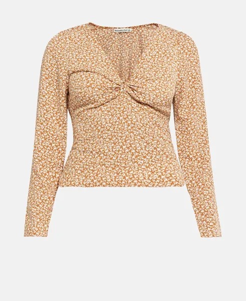 Рубашка блузка Abercrombie & Fitch, бронзовый