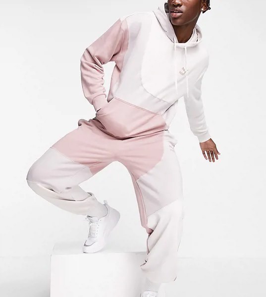 Розовые джоггеры в стиле колор-блок PUMA Convey – эксклюзивно для ASOS-Розовый цвет