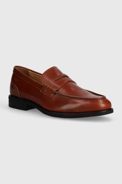Кожаные мокасины MARIO Vagabond Shoemakers, коричневый