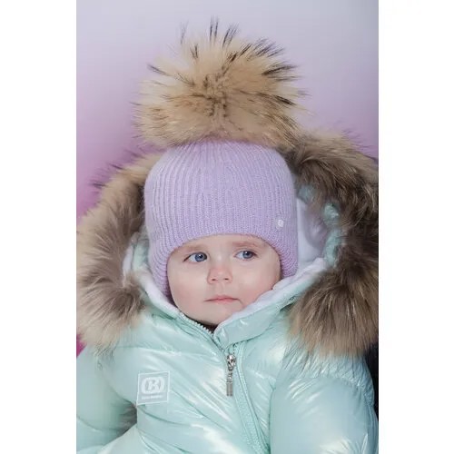 Шапка Orso Bianco, размер 50, фиолетовый