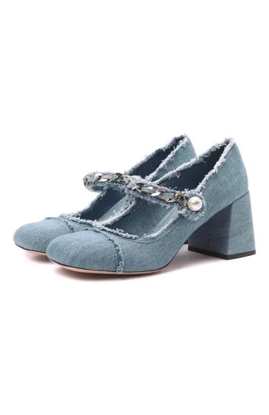 Текстильные туфли Miu Miu