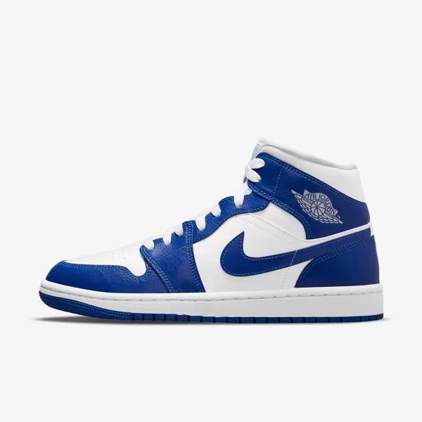 Кроссовки Jordan 1 Mid Kentucky Blue BQ6472-104 WMNS Shoes