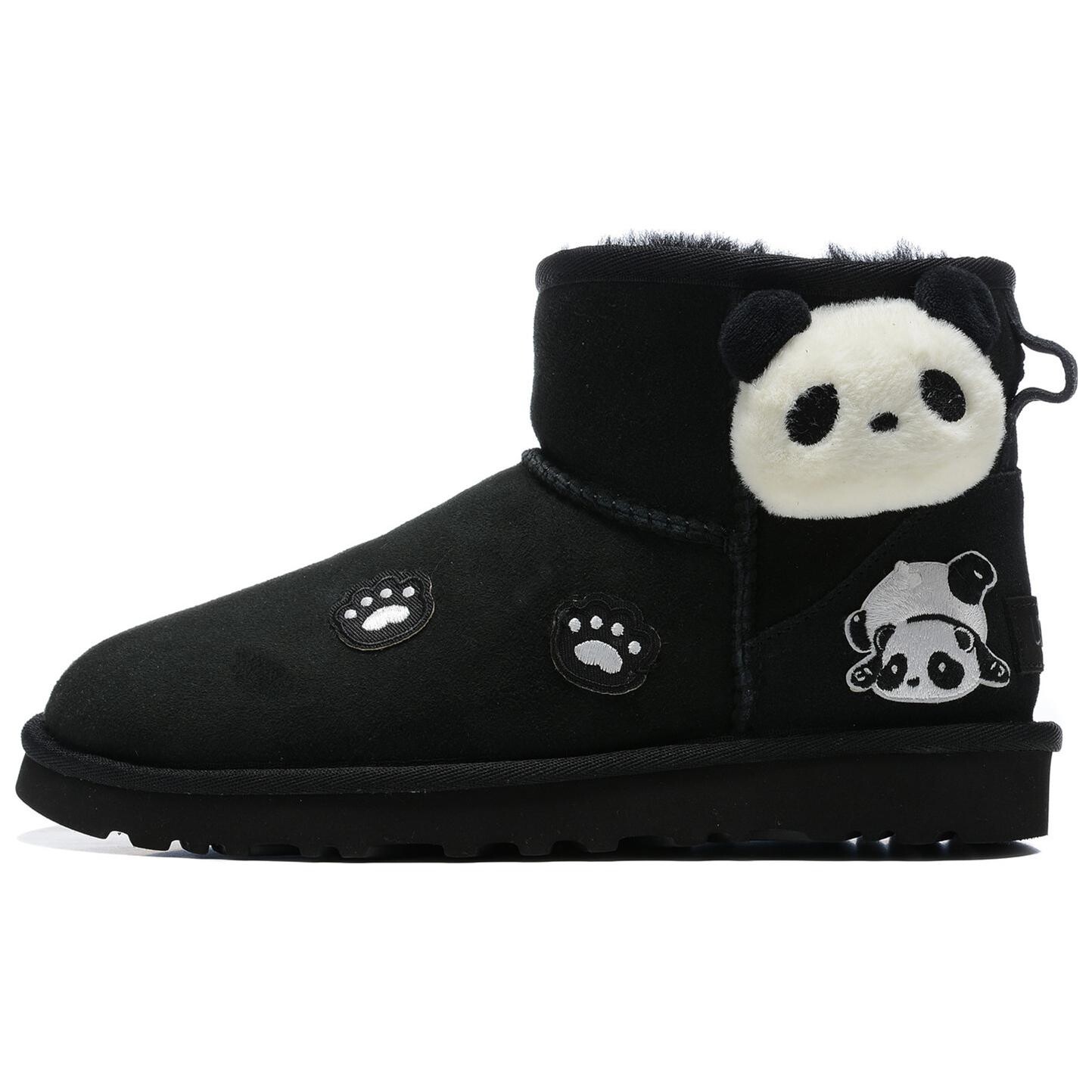 Зимние ботинки женские черные Ugg