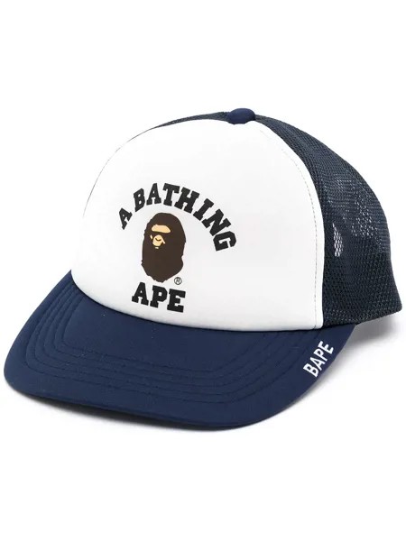 A BATHING APE® бейсболка с логотипом