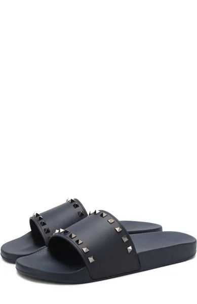 Резиновые шлепанцы Rockstud Valentino