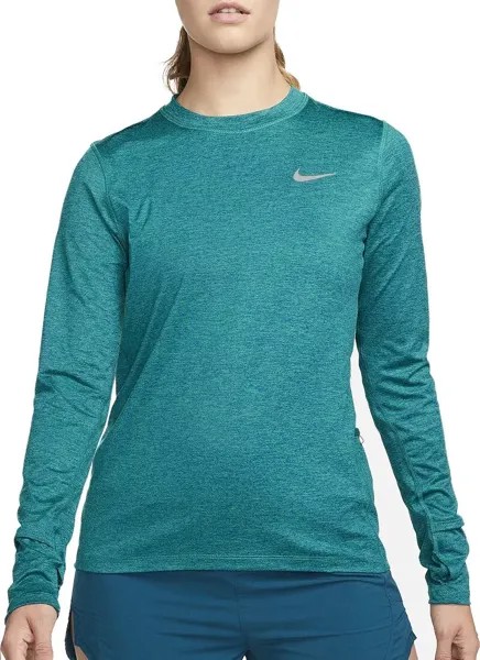 Женский пуловер с круглым вырезом Nike Element Running, рубашка с длинными рукавами
