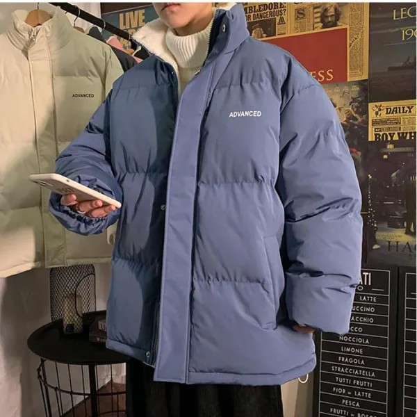 M-3XL корейские модные мужские зимние пальто ветрозащитные плотные парки Японская уличная одежда оверсайз теплая зимняя одежда с подкладкой