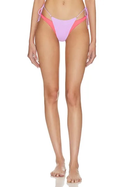 Плавки Camila Coelho Elina, цвет Lavender & Hot Coral