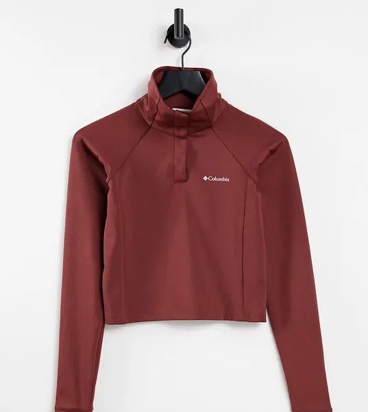 Укороченный лонгслив красного цвета Columbia CSC – эксклюзивно для ASOS-Красный