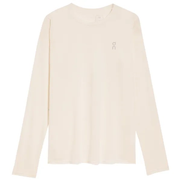 Беговая рубашка On Women's Core Long T, цвет Undyed White