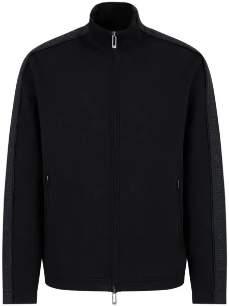 Emporio Armani спортивная куртка с логотипом, черный