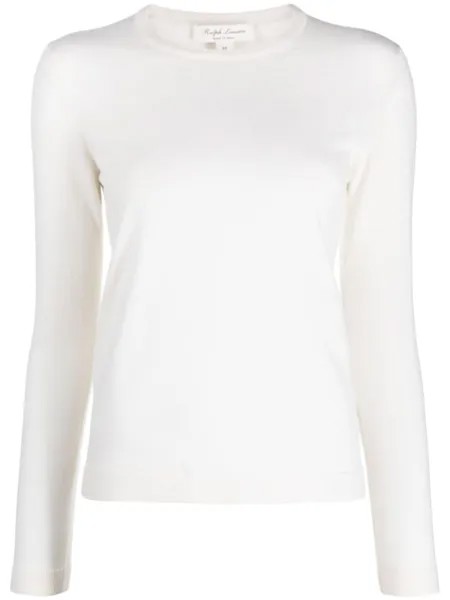 Ralph Lauren Collection cashmere crew-neck jumper, нейтральный цвет
