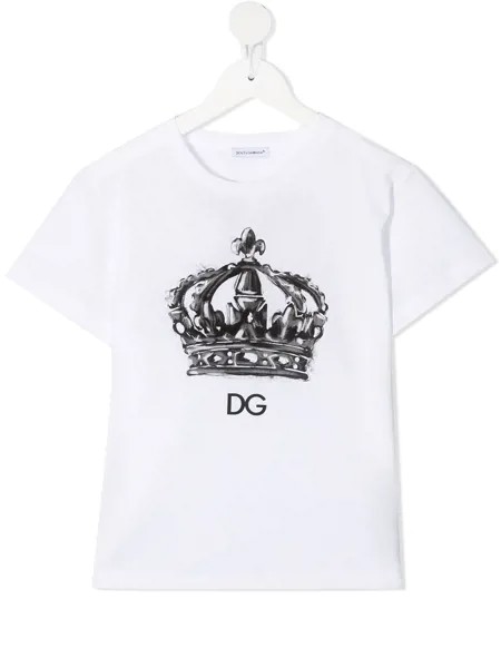 Dolce & Gabbana Kids футболка с логотипом