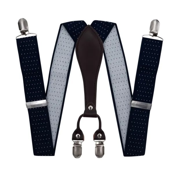 Подтяжки OTOKODESIGN 55319 синие в горошек
