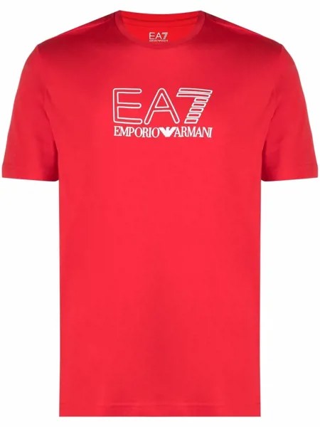 Ea7 Emporio Armani футболка с логотипом