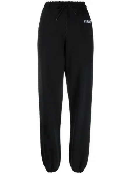 Спортивные брюки с логотипом Versace, черный