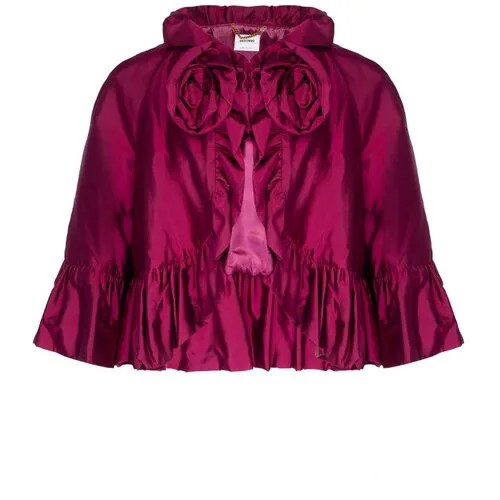 Пиджак MOSCHINO, средней длины, размер 42, бордовый