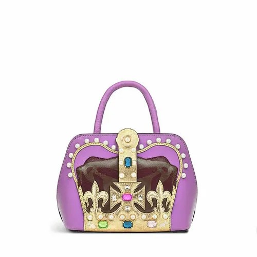 Сумка клатч Radley, фактура гладкая, фиолетовый