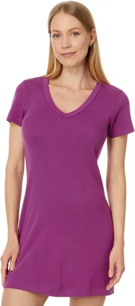 Платье Michael Stars Liza V-Neck Mini Swing Dress, цвет Ultraviolet