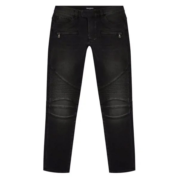 Джинсы с потертостями Balmain