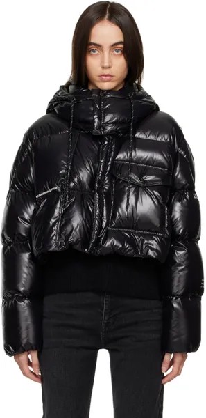 Moncler Genius Moncler x FRGMT Hiroshi Fujiwara Черный пуховик Irvinie