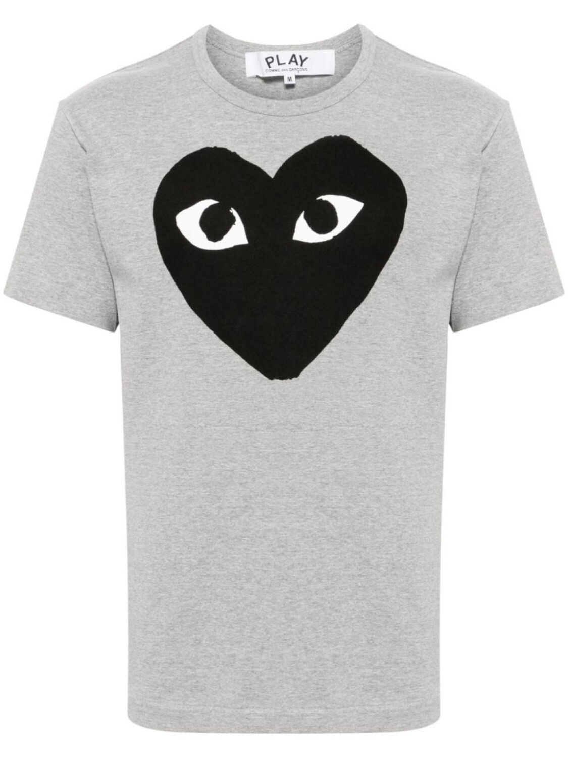 Comme Des Garçons Play футболка с принтом, серый