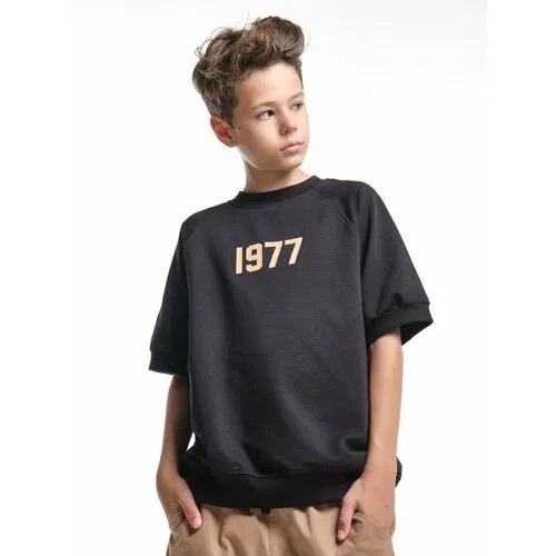 Футболка Mini Maxi, размер 128, черный