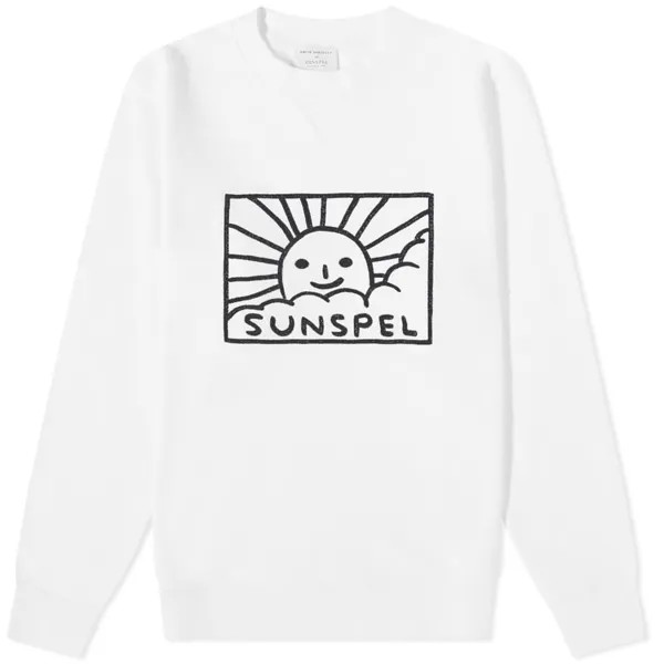 Толстовка Sunspel x David Shrigley Logo Crew Sweat