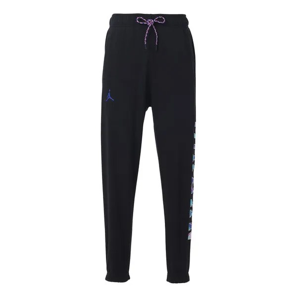 Спортивные штаны Air Jordan Multi-Color Elastic Sports Pants Men's Black, мультиколор