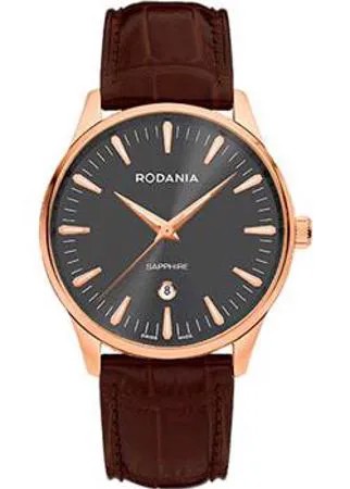 Швейцарские наручные  мужские часы Rodania 25141.36. Коллекция Gents Quartz