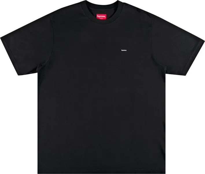 Футболка Supreme Small Box Tee 'Black', черный