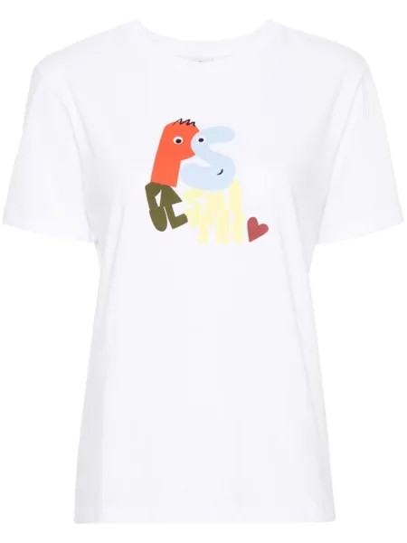 PS Paul Smith футболка с логотипом, белый