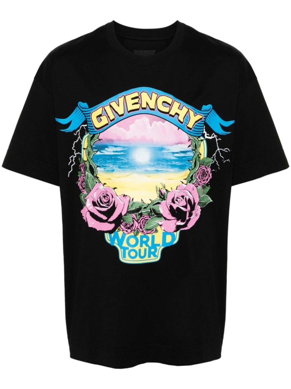 Футболка с принтом World Tour Givenchy, черный
