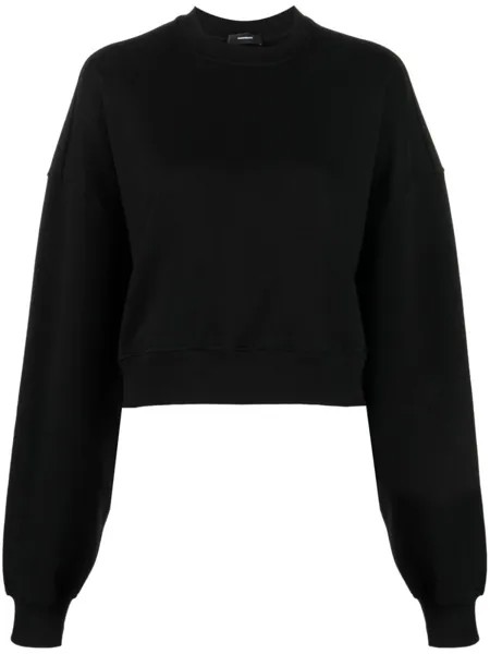WARDROBE.NYC джемпер оверсайз из коллаборации с Hailey Bieber, черный