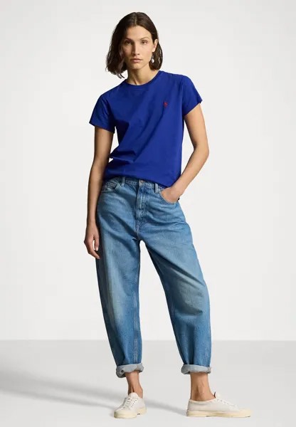 Базовая футболка COTTON JERSEY CREWNECK T SHIRT Ralph Lauren, синий