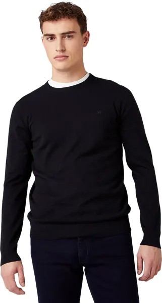 Джемпер мужской Wrangler Crew Knit черный L