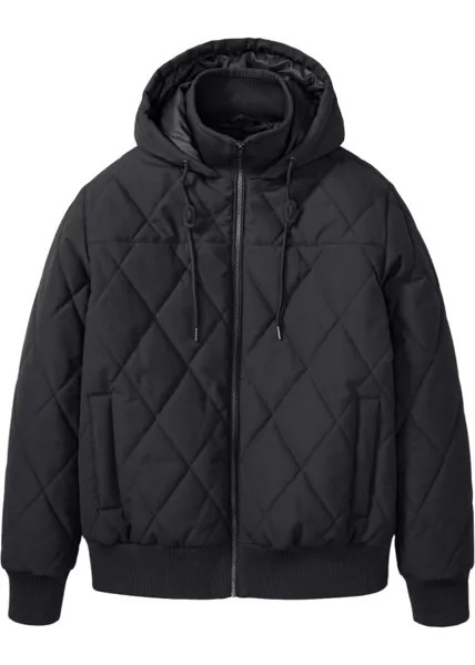Стеганая куртка из переработанного полиэстера John Baner Jeanswear, черный