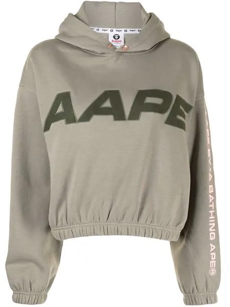 AAPE BY *A BATHING APE® худи с вышитым логотипом