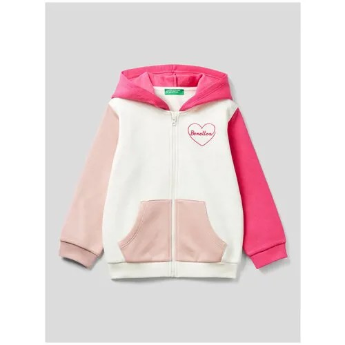 Худи на молнии United Colors of Benetton для девочек 22A_35TMG501H_901_82