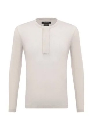 Лонгслив из хлопка и кашемира Ermenegildo Zegna