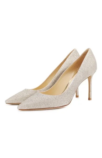Туфли Romy 85 с глиттером Jimmy Choo