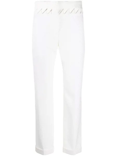 Haider Ackermann брюки с завышенной талией и вырезами