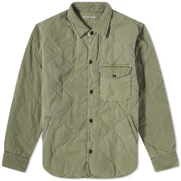 Куртка Save Khaki Quilted Shirt, оливковое