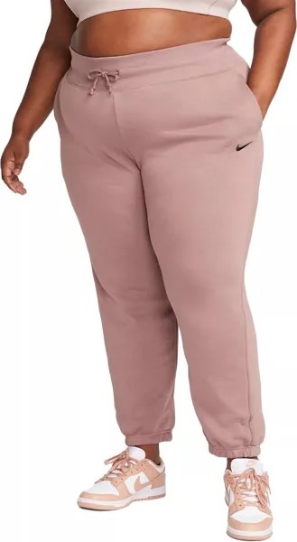 Женские спортивные штаны большого размера из флиса Phoenix с завышенной талией Nike Sportswear (большие размеры)