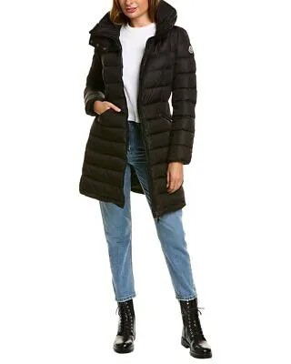 Moncler Flamette Пальто женское черное 0